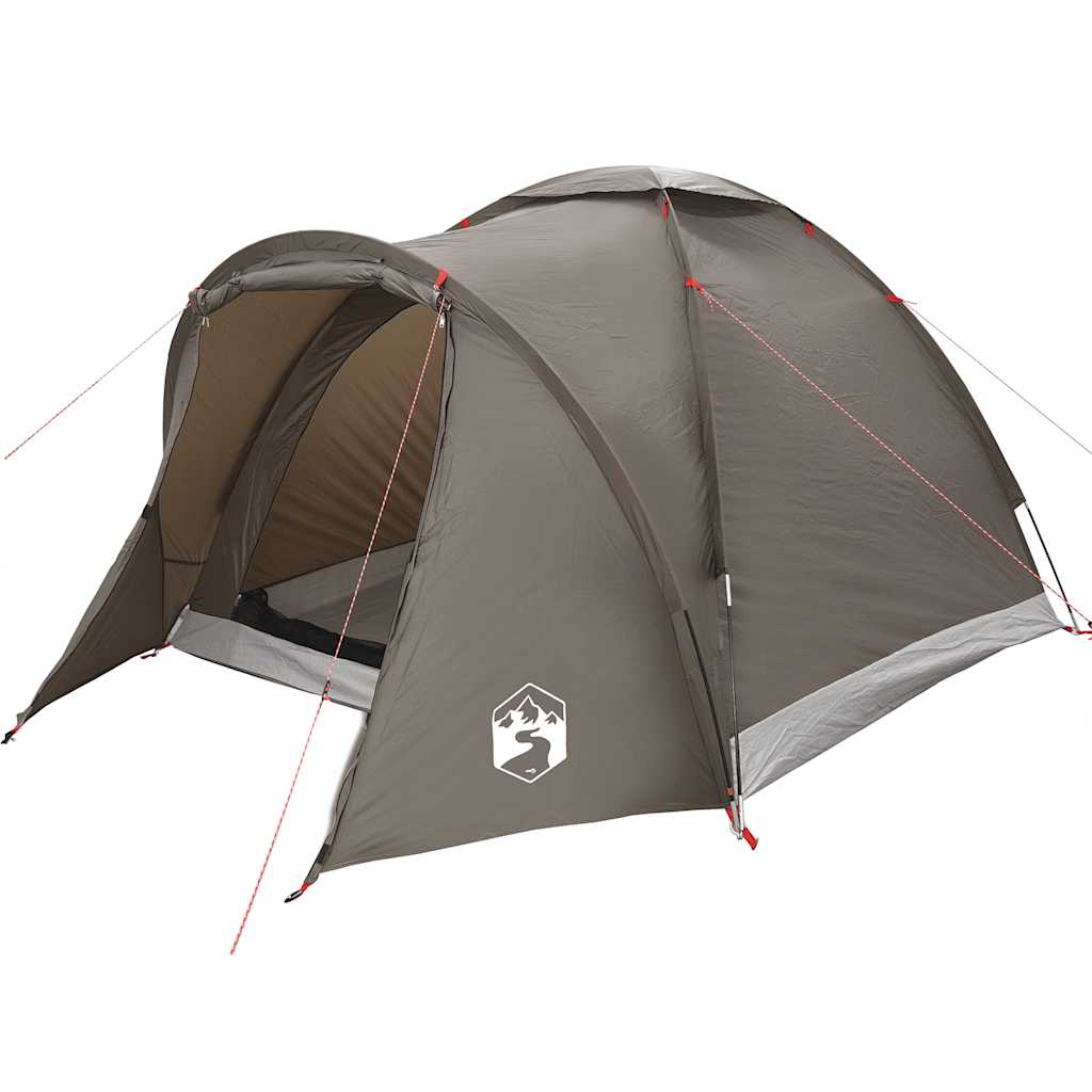 Fishing Tent 2-Person Brown Waterproof