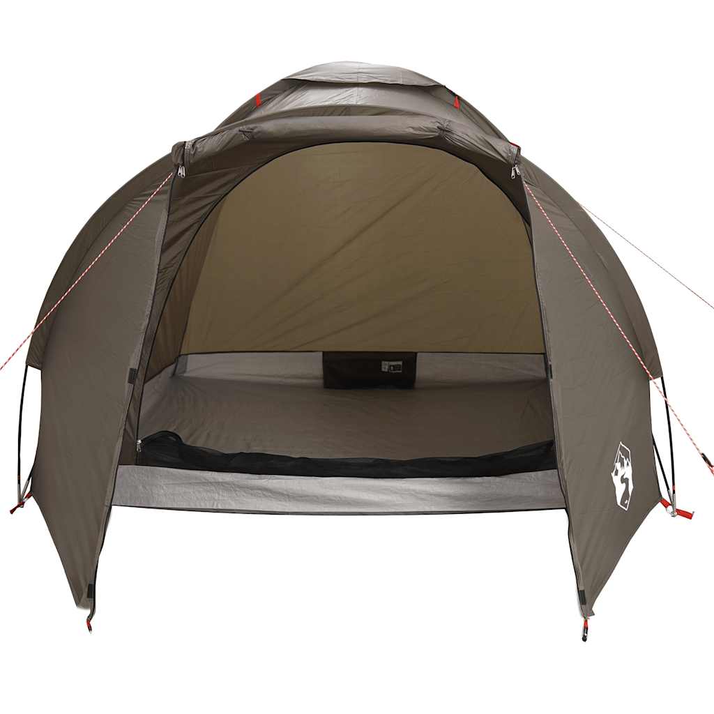 Fishing Tent 2-Person Brown Waterproof