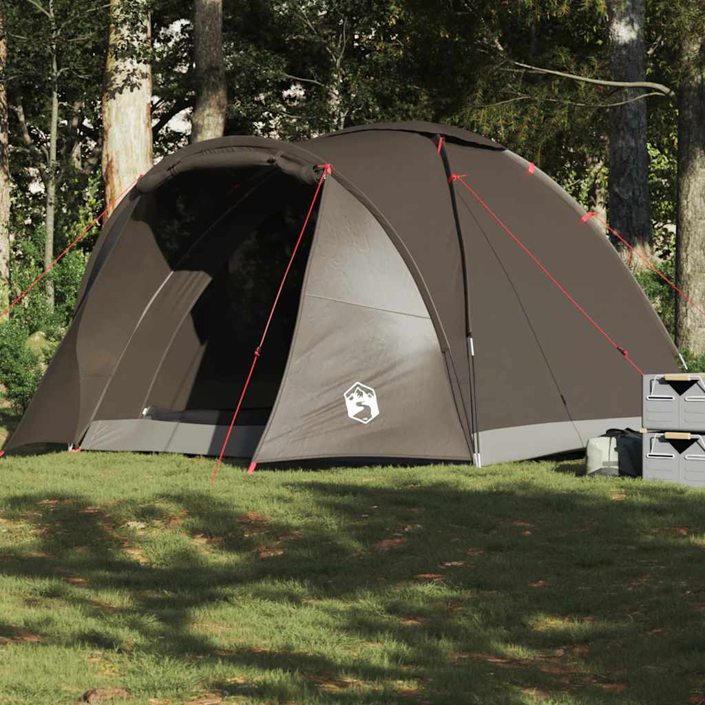 Fishing Tent 2-Person Brown Waterproof