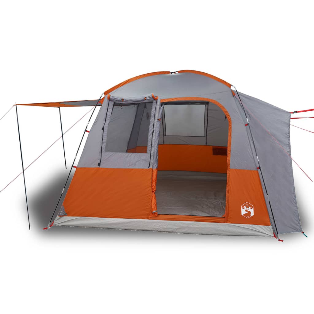 Car Tent 4-Person Grey and Orange Waterproof