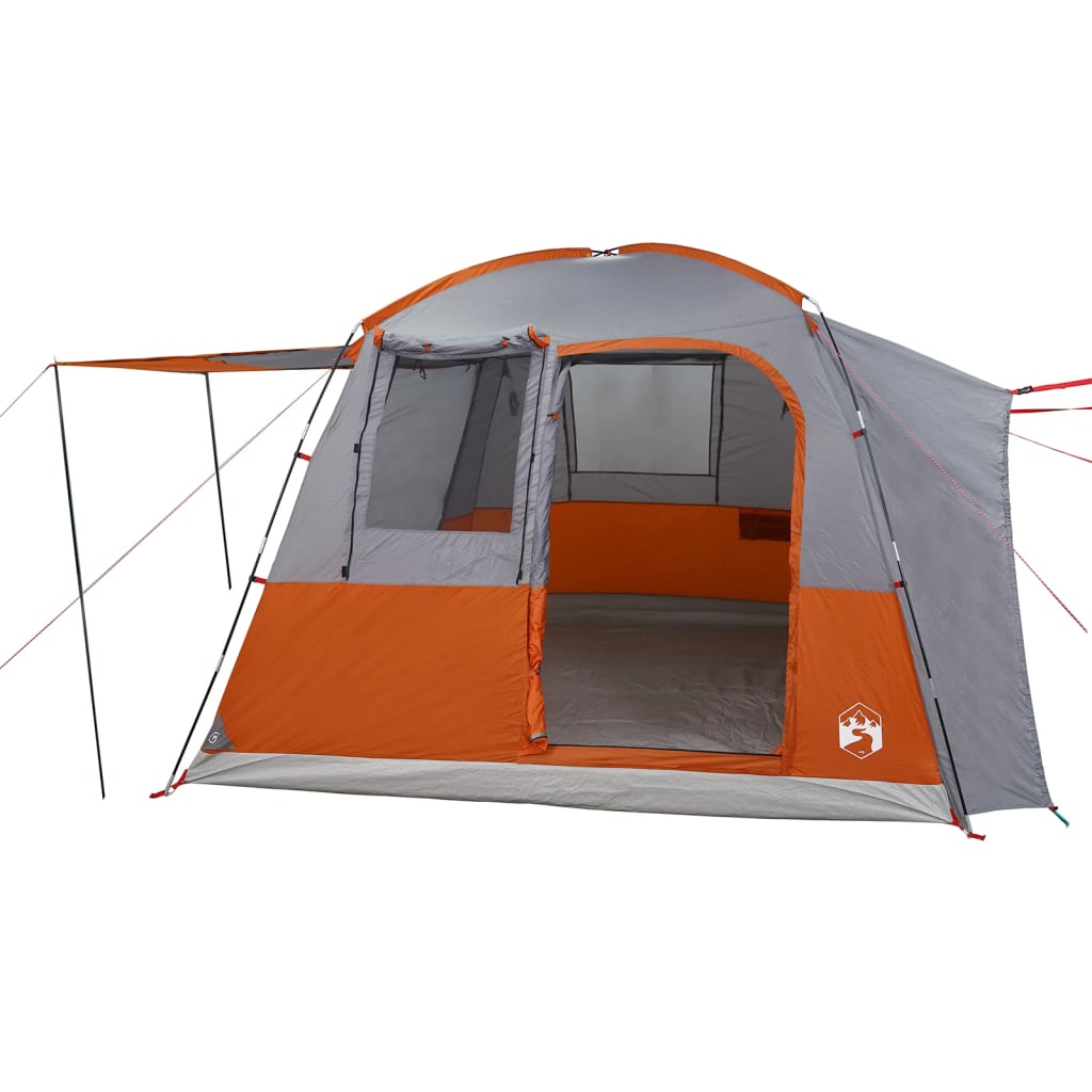 Car Tent 4-Person Grey and Orange Waterproof