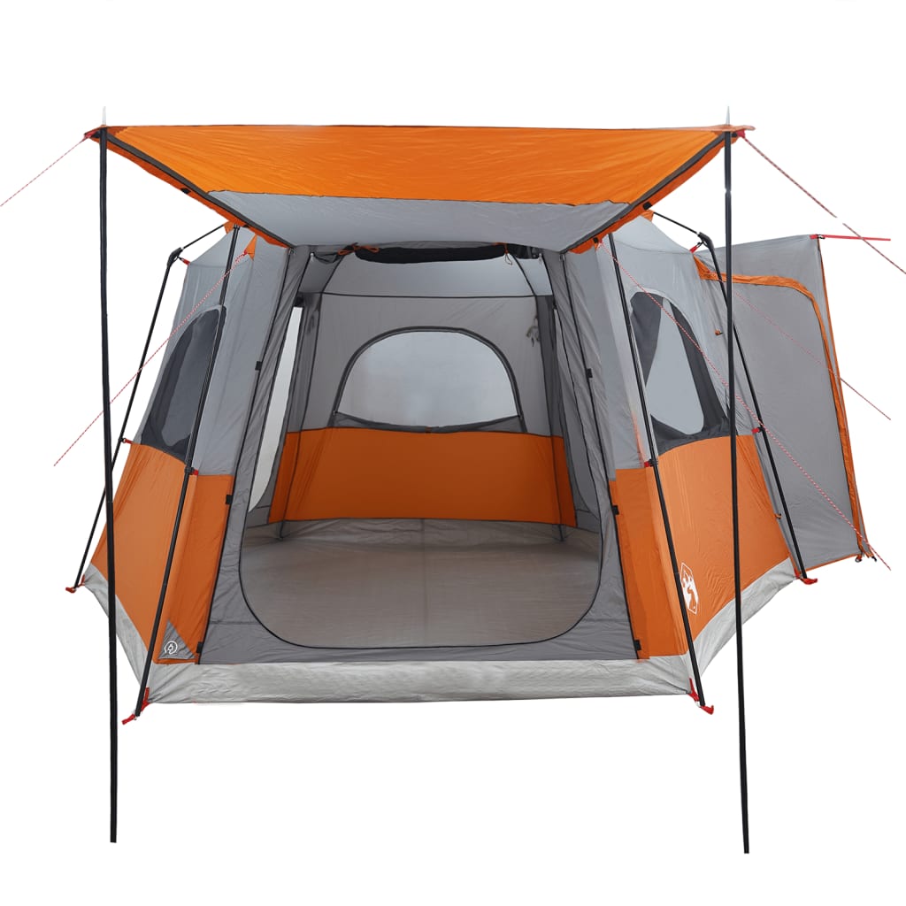 Car Tent 4-Person Grey and Orange Waterproof