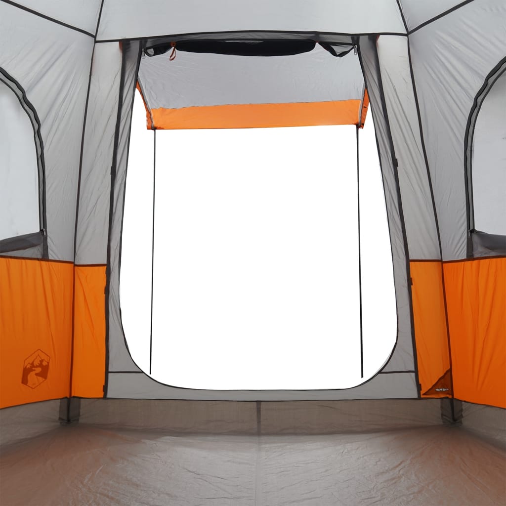 Car Tent 4-Person Grey and Orange Waterproof