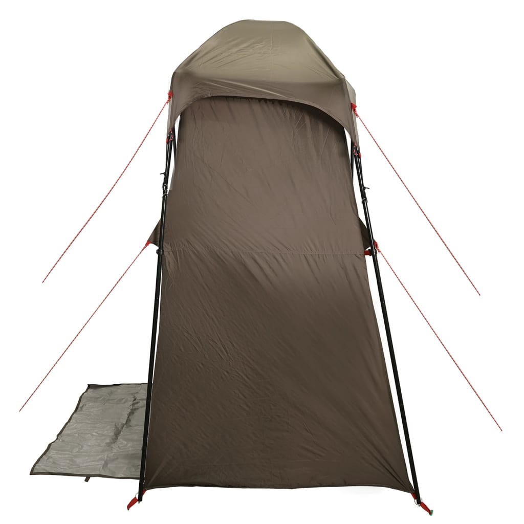 Shower Tent 2-Person Brown Waterproof