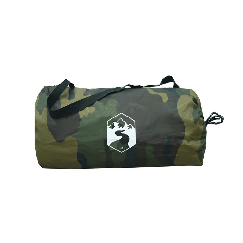 Camping Tarp Camouflage 366x306 cm Waterproof