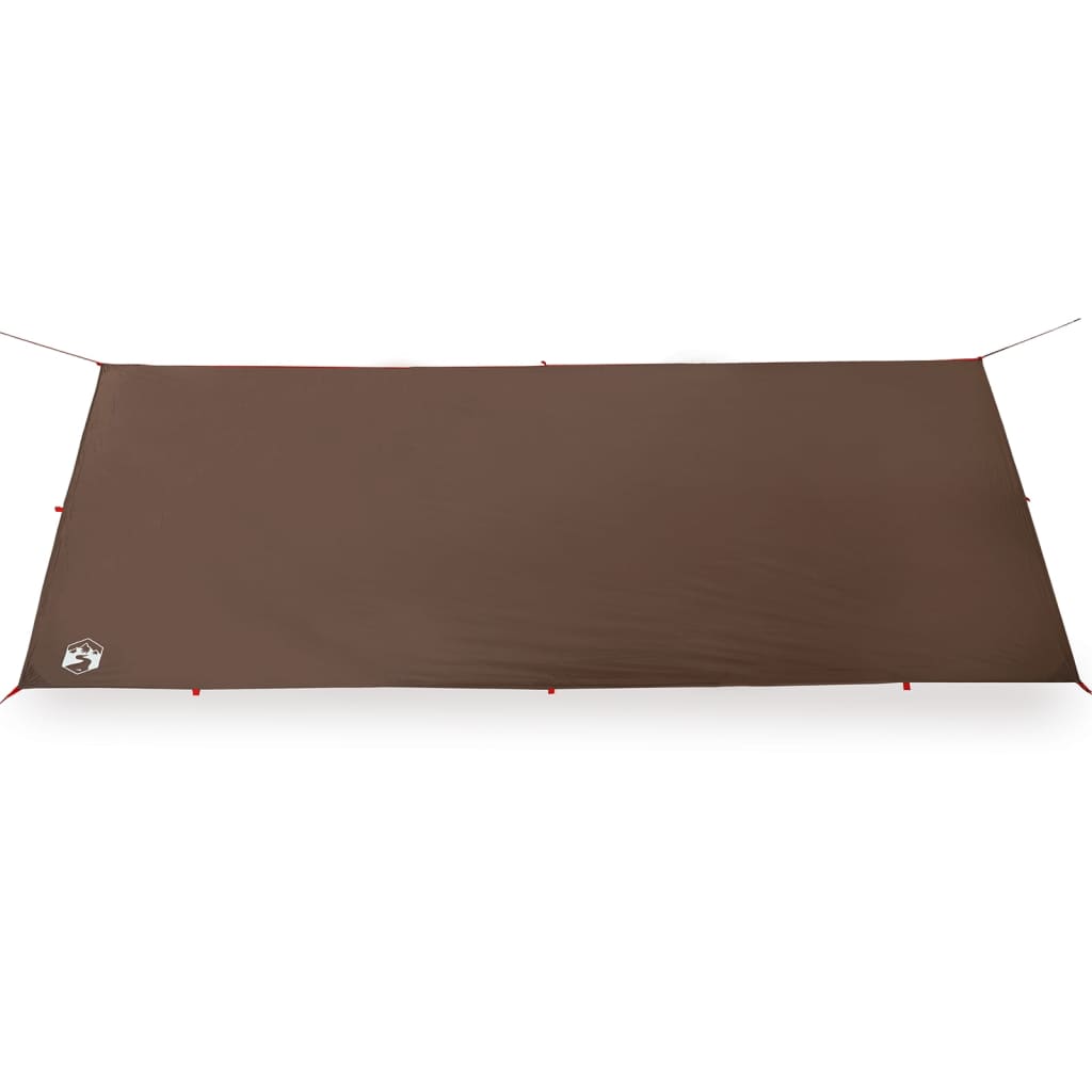 Camping Tarp Brown 506x306 cm Waterproof