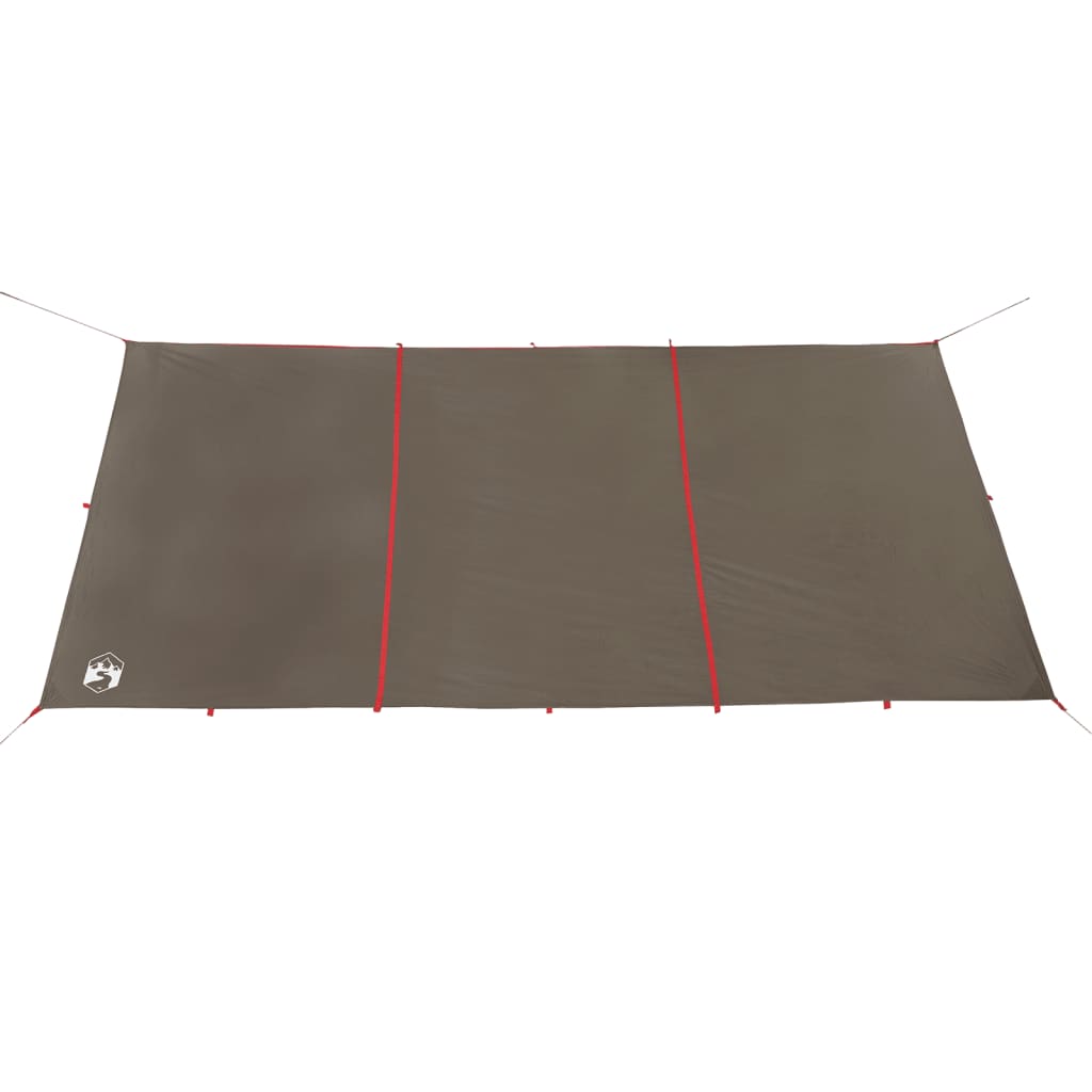 Camping Tarp Brown 451x420 cm Waterproof