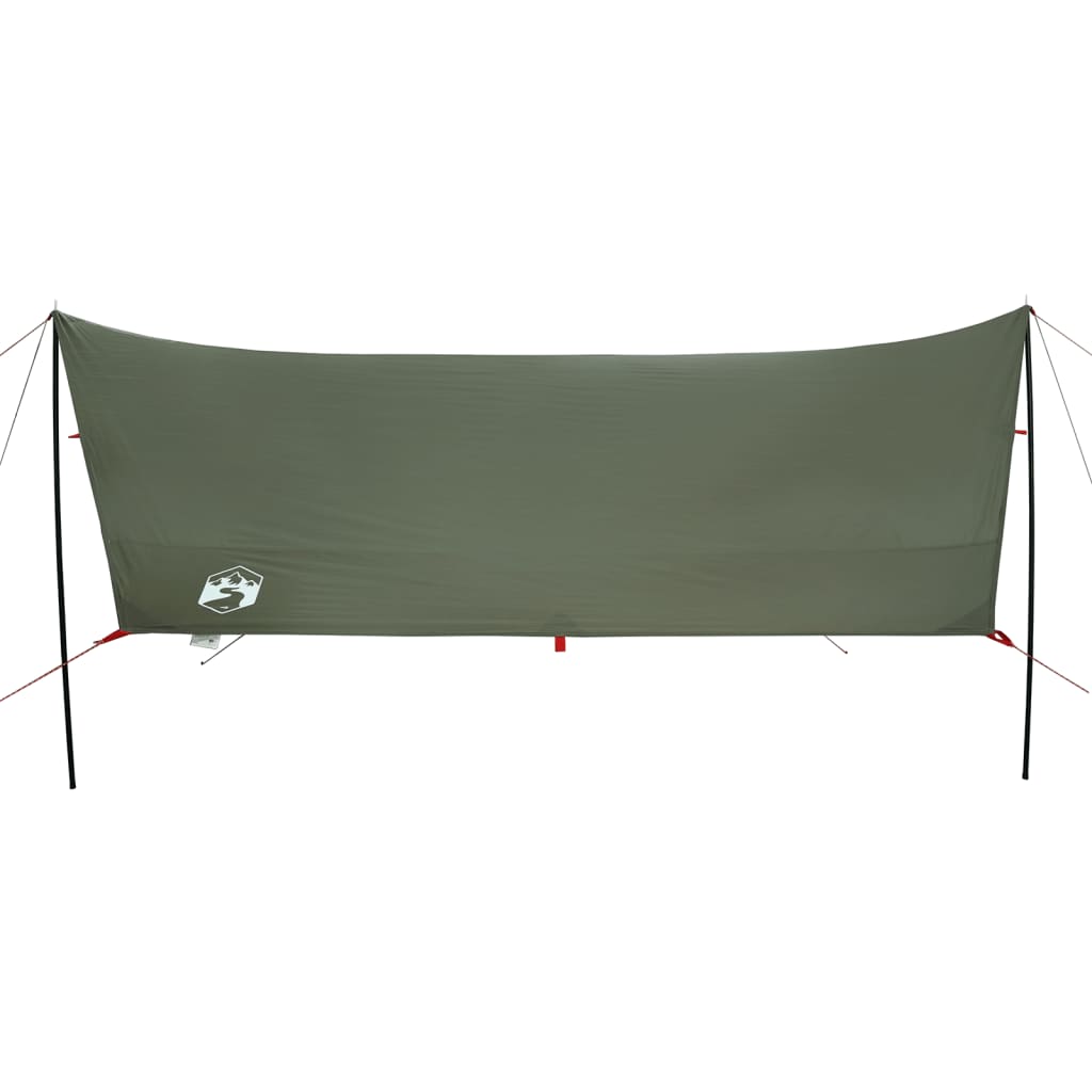 Camping Tarp Olive Green 438x376x212 cm Waterproof