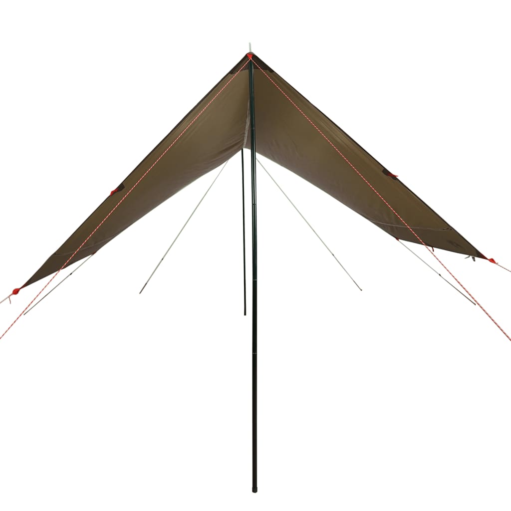 Camping Tarp Brown 462x306x211 cm Waterproof