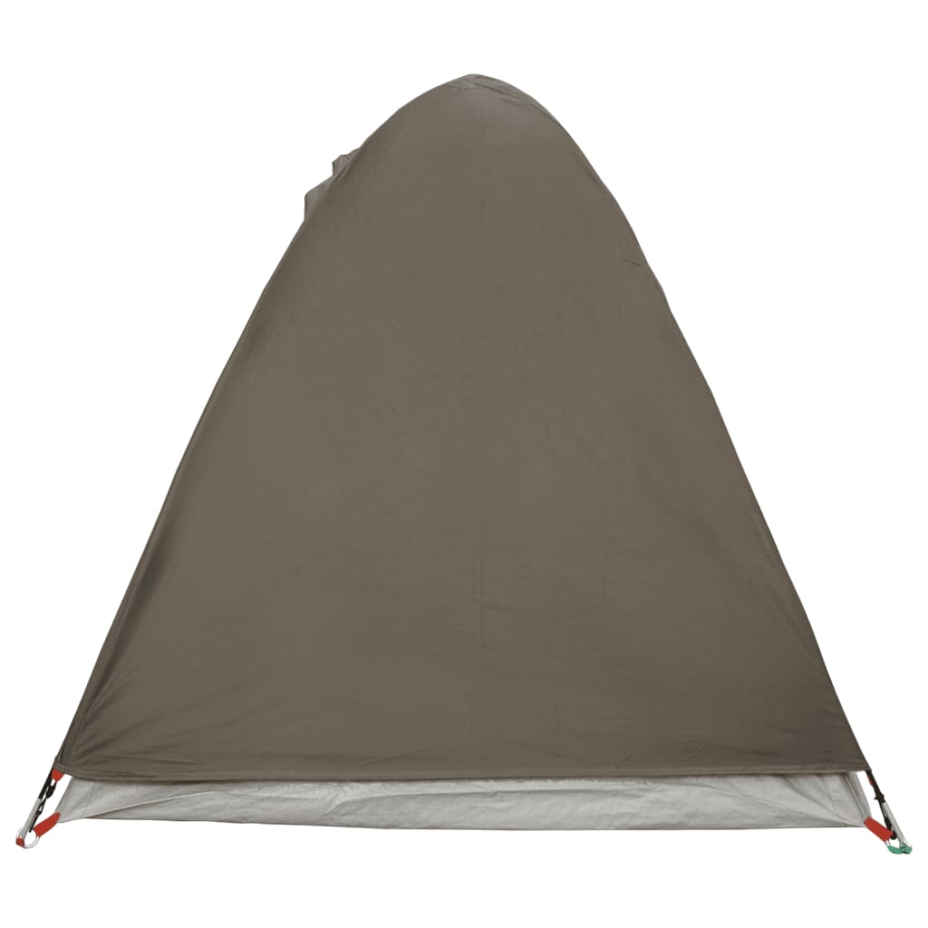 Camping Tent Dome 2-Person Brown Waterproof