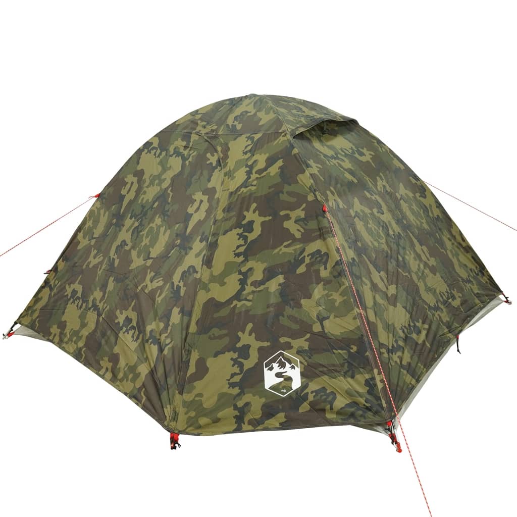 Camping Tent Dome 3-Person Camouflage Waterproof