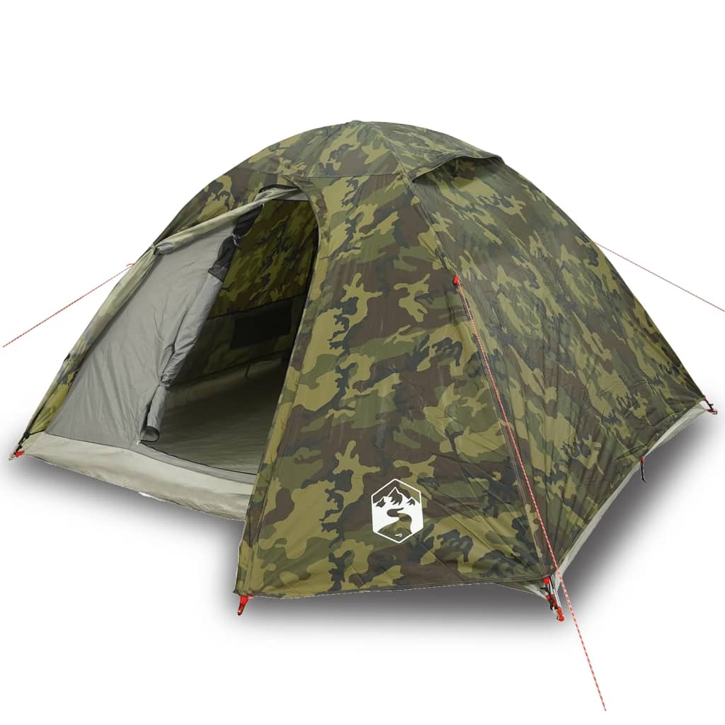 Camping Tent Dome 4-Person Camouflage Waterproof