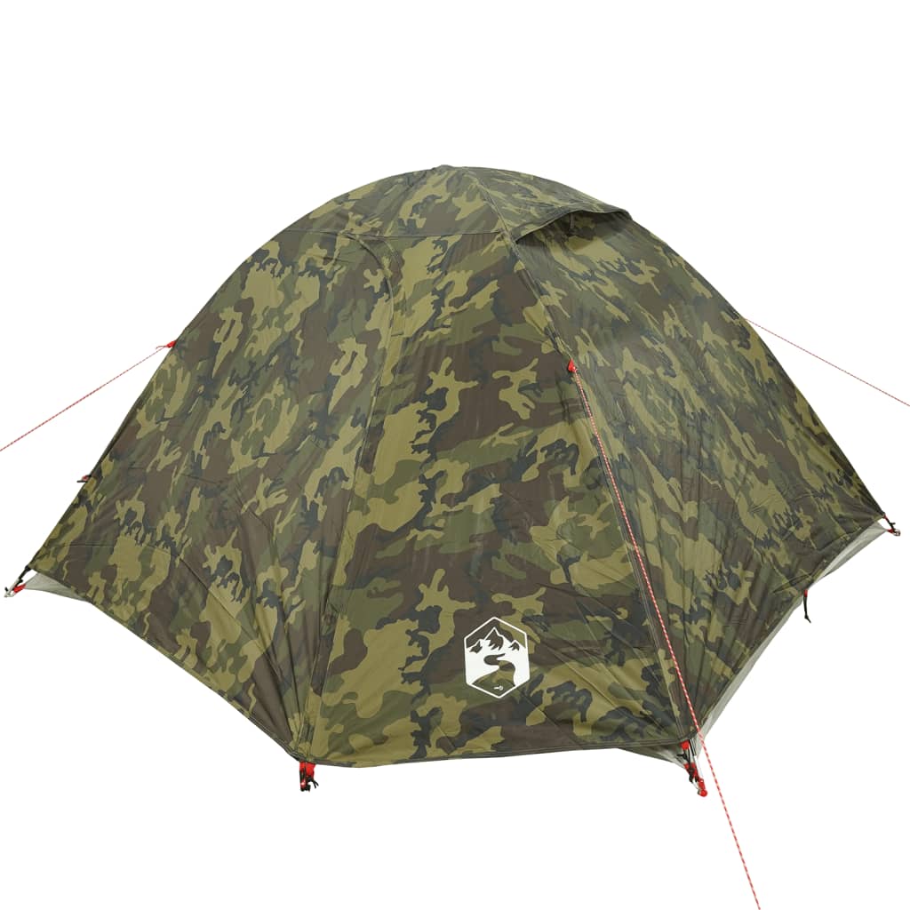 Camping Tent Dome 4-Person Camouflage Waterproof