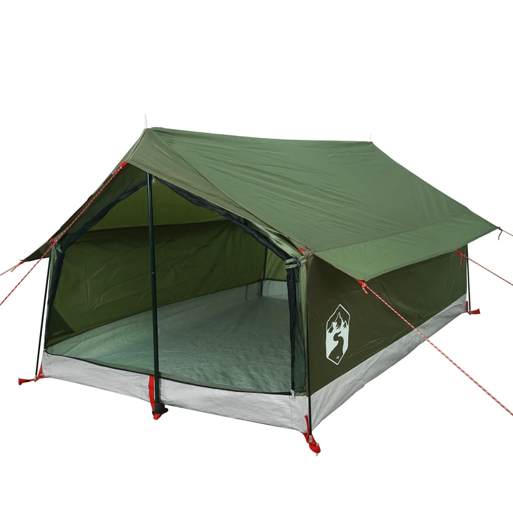 Camping Tent 2-Person Olive Green Waterproof