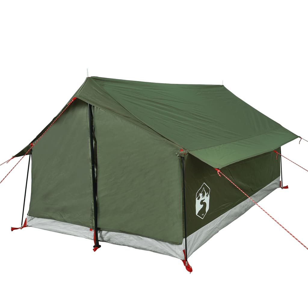 Camping Tent 2-Person Olive Green Waterproof