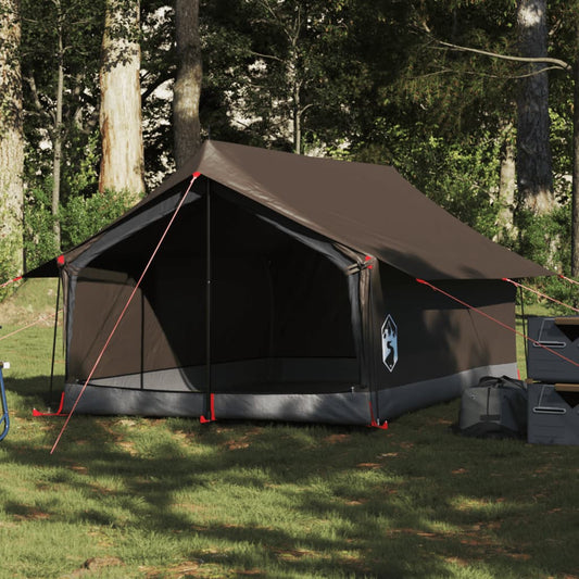 Camping Tent 2-Person Brown Waterproof