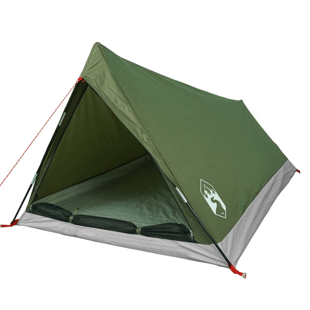 Camping Tent 2-Person Olive Green Waterproof