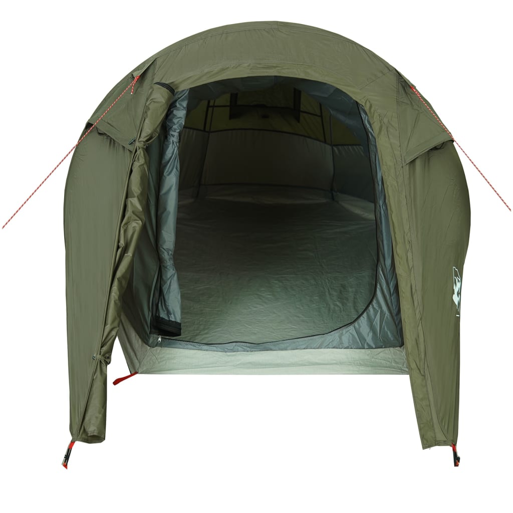 Camping Tent Tunnel 3-Person Olive Green Waterproof