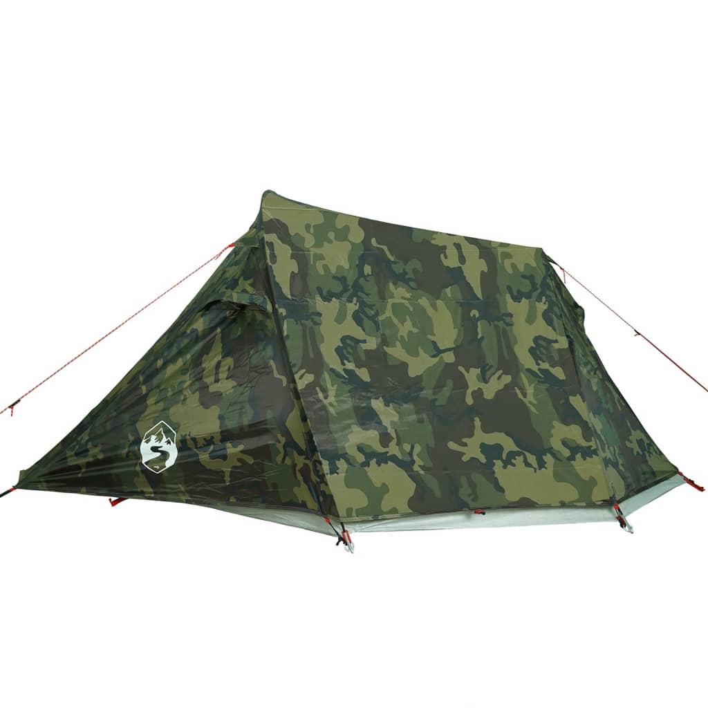 Camping Tent Tunnel 3-Person Camouflage Waterproof