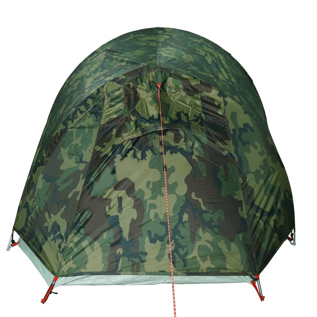 Camping Tent Tunnel 2-Person Camouflage Waterproof