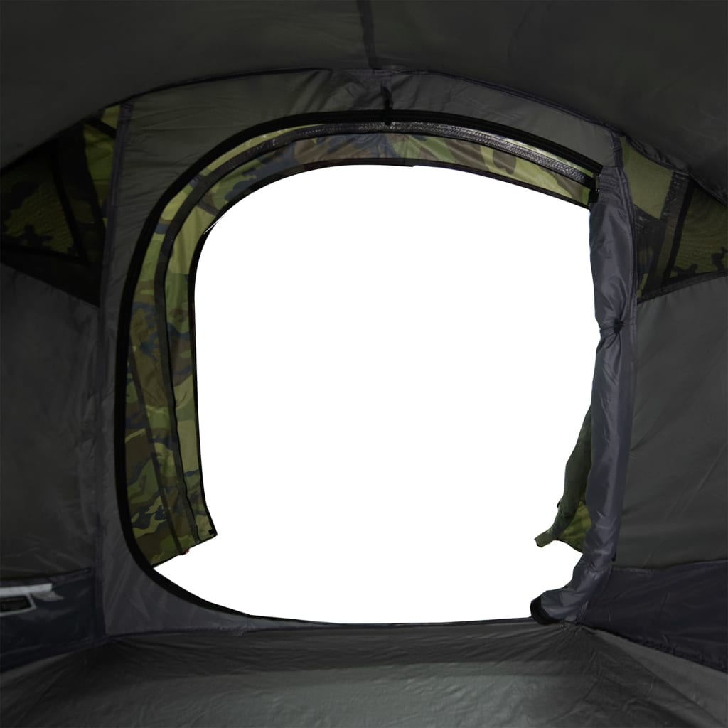 Camping Tent Tunnel 2-Person Camouflage Waterproof