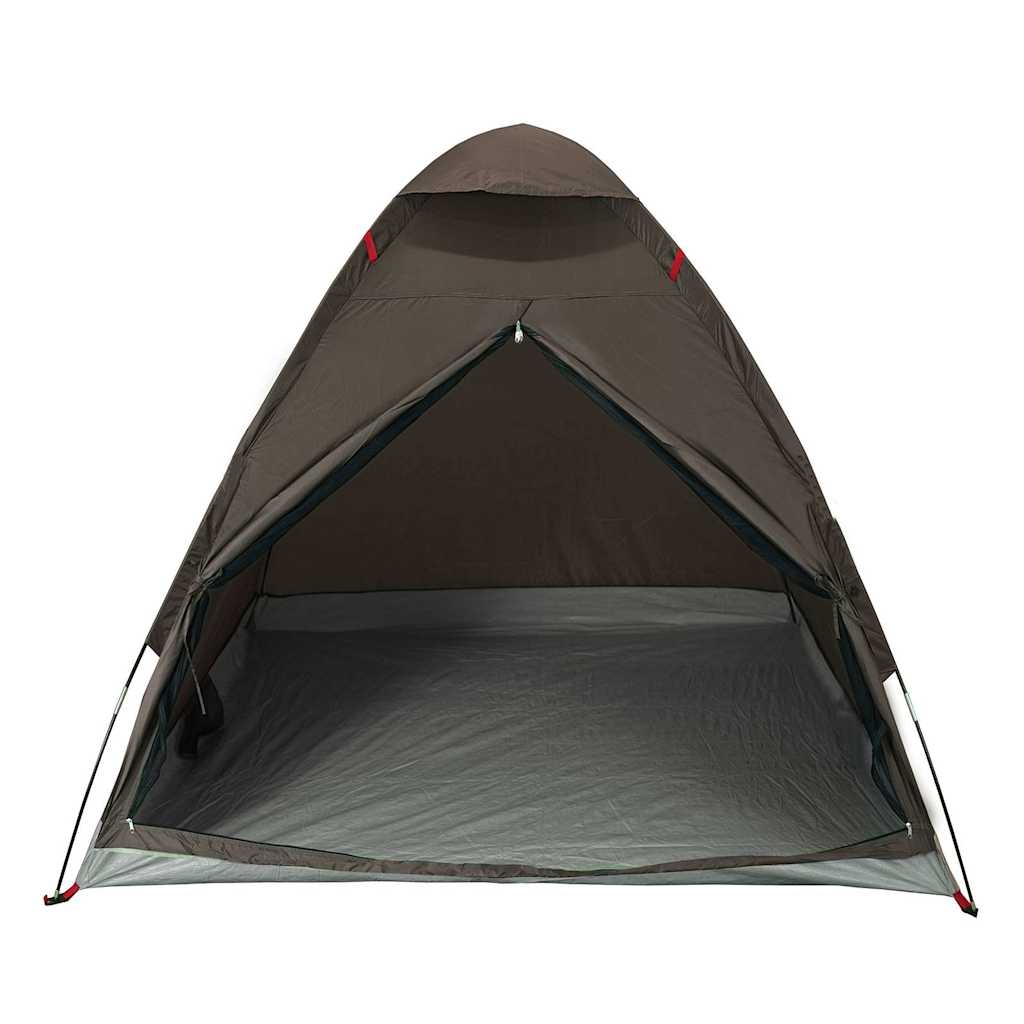 Camping Tent Dome 2-Person Brown Waterproof