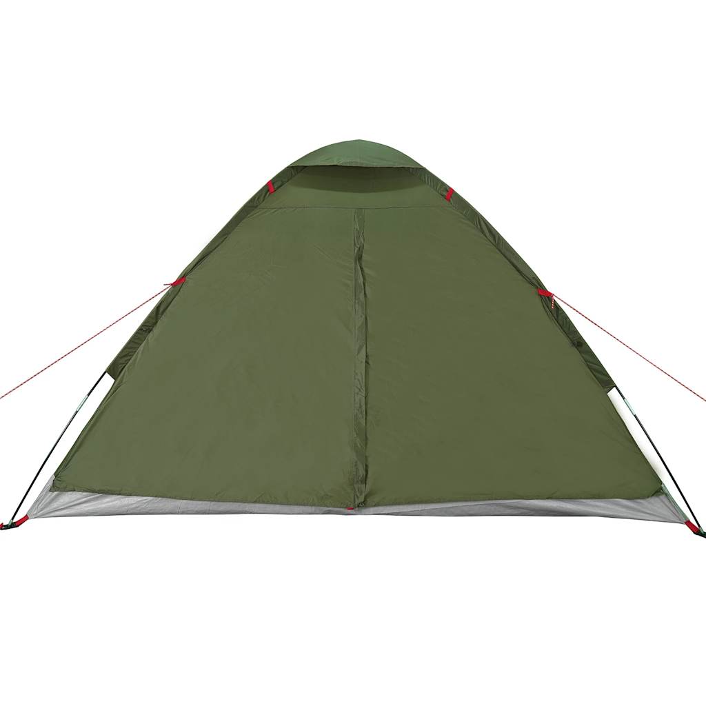 Camping Tent Dome 4-Person Olive Green Waterproof