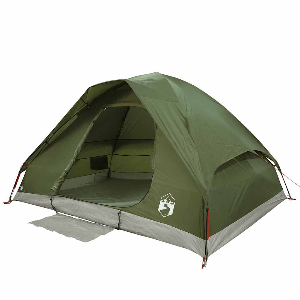 Camping Tent Dome 2-Person Olive Green Waterproof