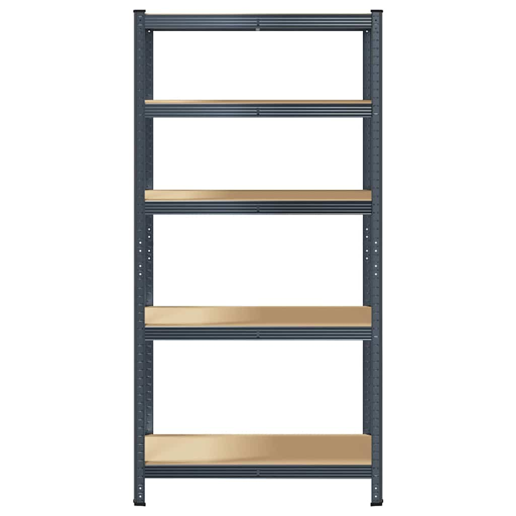 5-Layer Storage Shelf Anthracite Steel&Engineered Wood