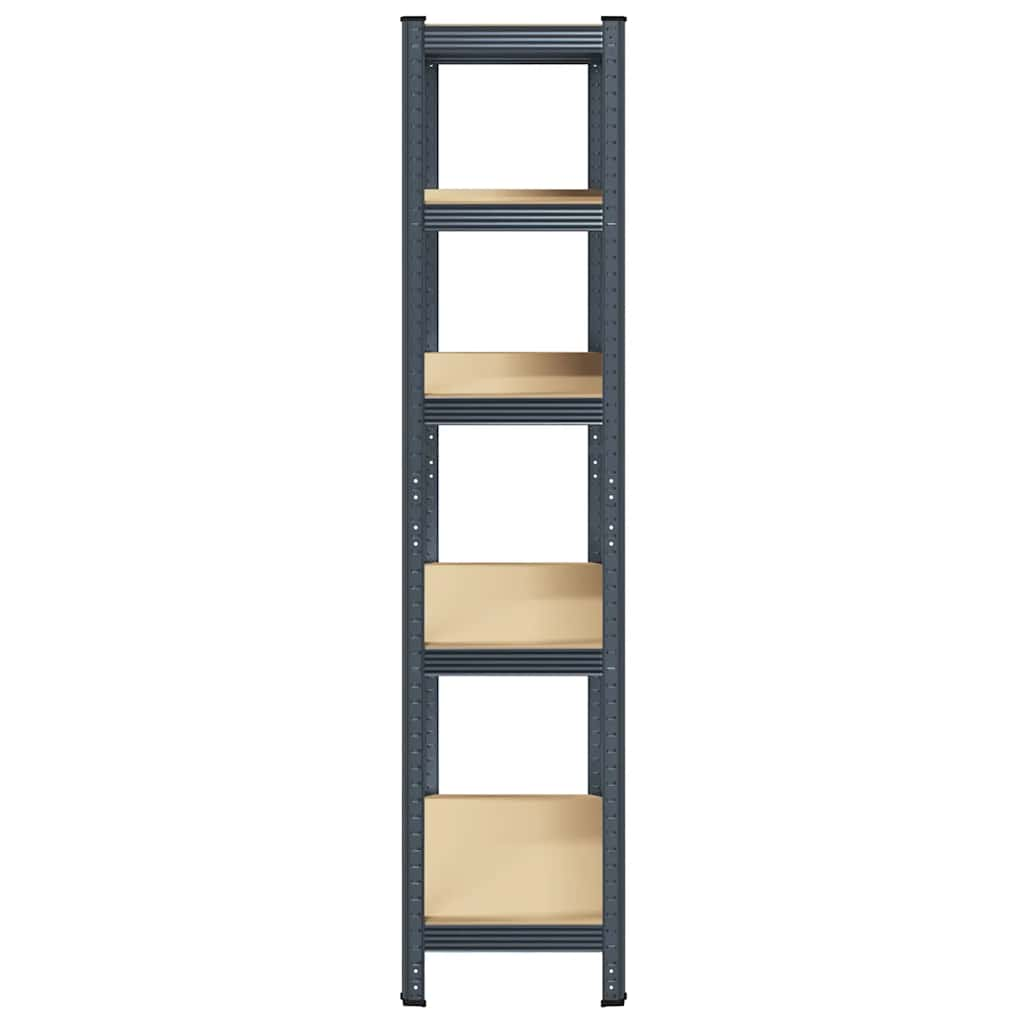 5-Layer Storage Shelf Anthracite Steel&Engineered Wood