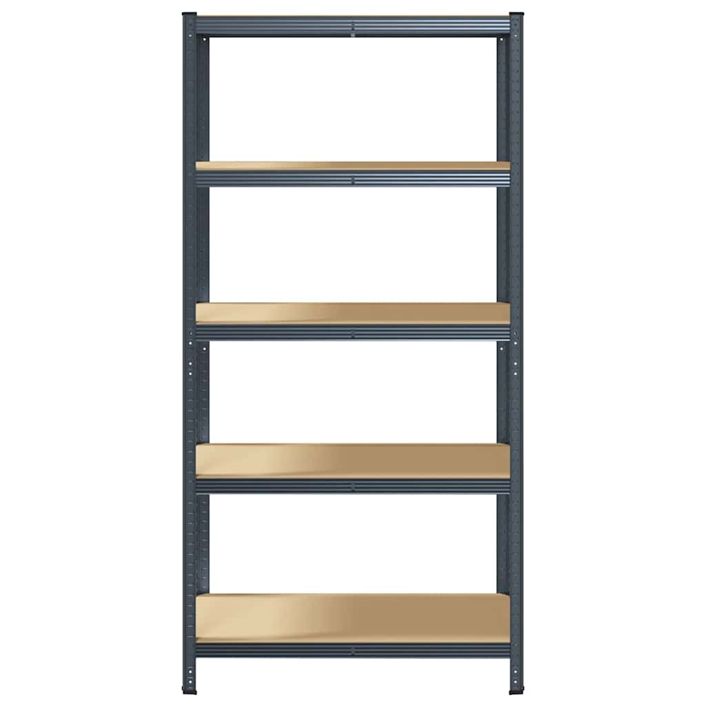 5-Layer Storage Shelf Anthracite Steel&Engineered Wood